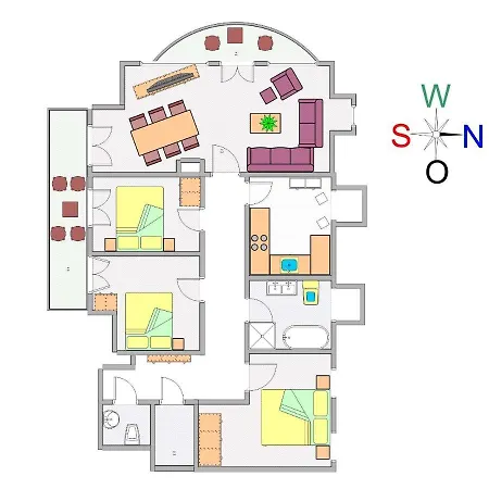 Strandstrasse 40-13 Apartamento *
